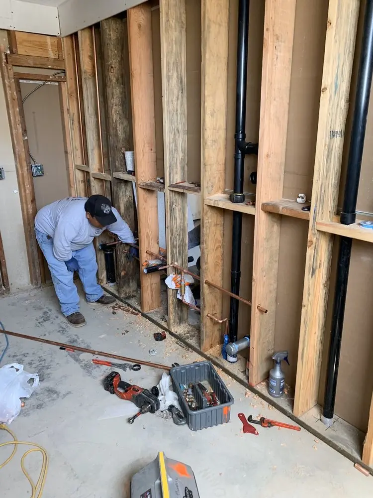 Commercial rough-in plumbing for Gas Line Repair in Huntersville